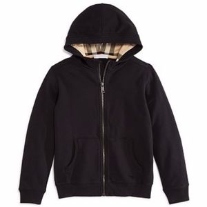 Burberry Kids Shirts & Tops - Kids Burberry Hooded Cotton Top Burberry Kids Shirts & Tops - Kids Burberry Hooded Cotton Top